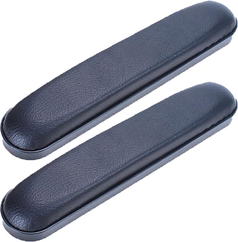 NICEYST 1 Pair Universal Wheelchair Armrest PU Leather Sponge Padded Arm Pads Replacement with Screws Office Chair Elbow Pillow Cover Cushion Pad (10.63 inch) - Image 1